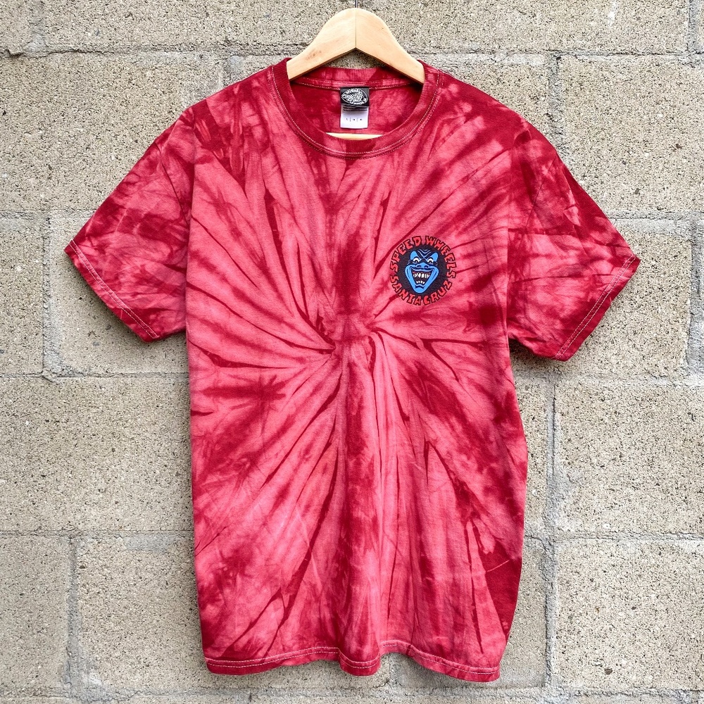 Santa Cruz Screaming Hand Tee - Tye Dyed - Jim Phillips Design - L